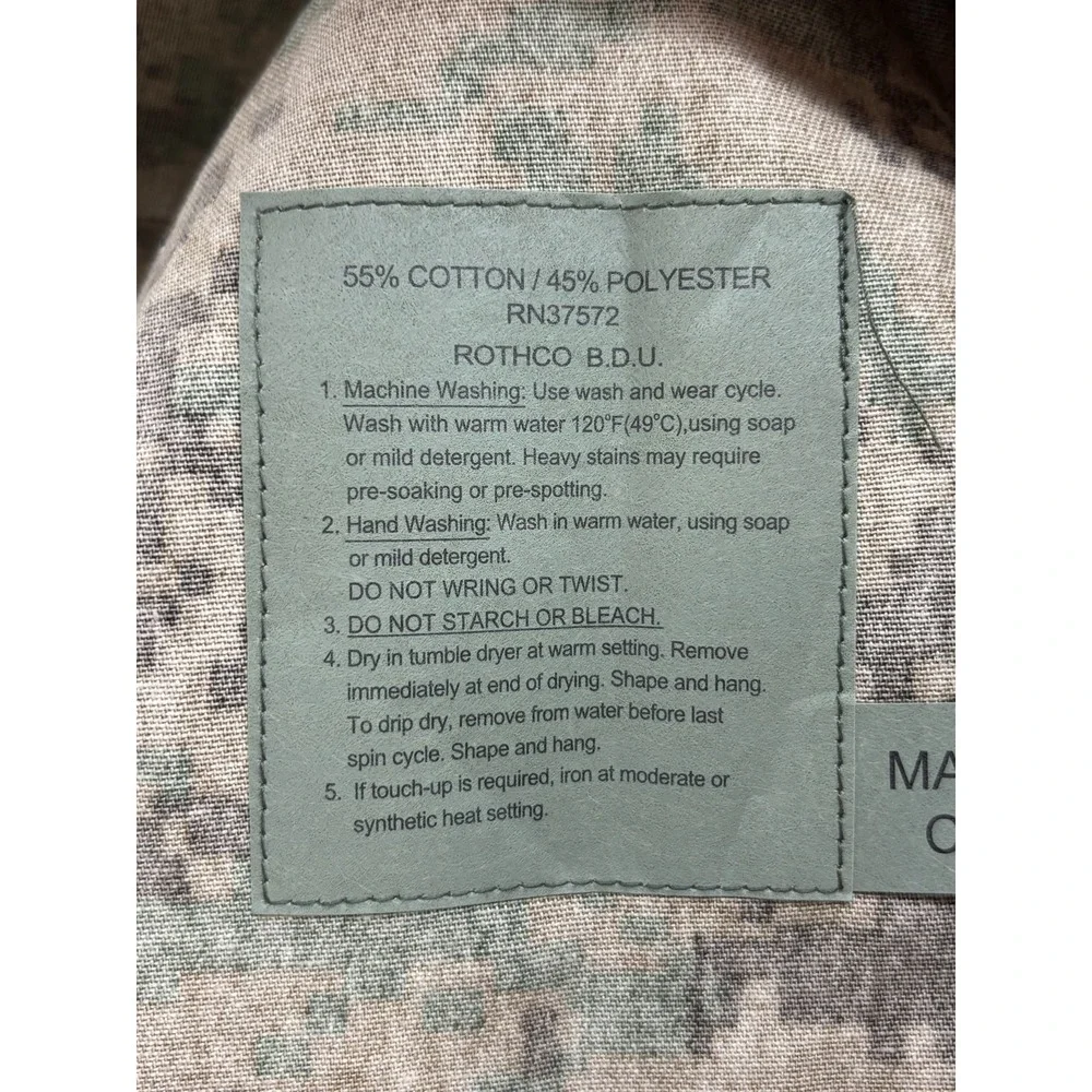 Rothco battle dress